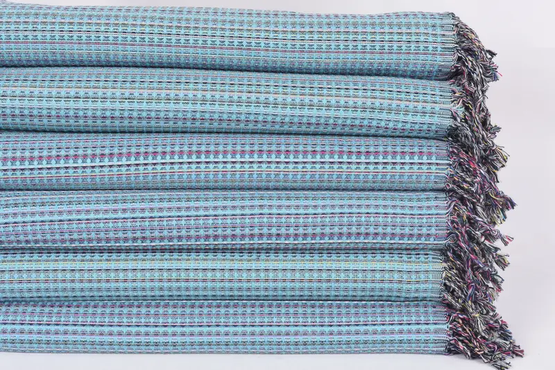 Thin towel, 70x40 Cotton Geometric Towel, Quick-Dry Beach Towel, Beach Wedding Favor, Turkish towel, Embroidery Towels, Embroidered Beach Towel - 3