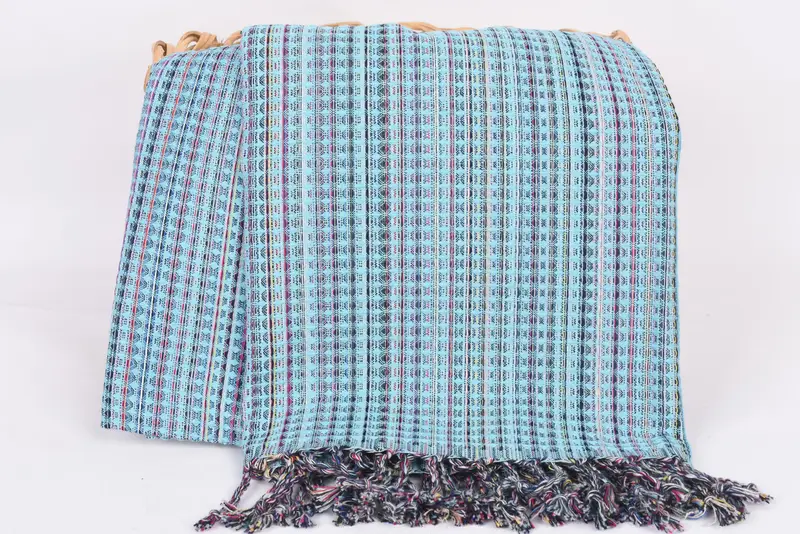 Thin towel, 70x40 Cotton Geometric Towel, Quick-Dry Beach Towel, Beach Wedding Favor, Turkish towel, Embroidery Towels, Embroidered Beach Towel - 5