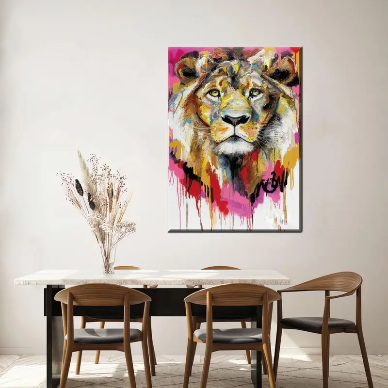 ライオンキング抽象的なモダンなカラフルなプリントキャンバスアート