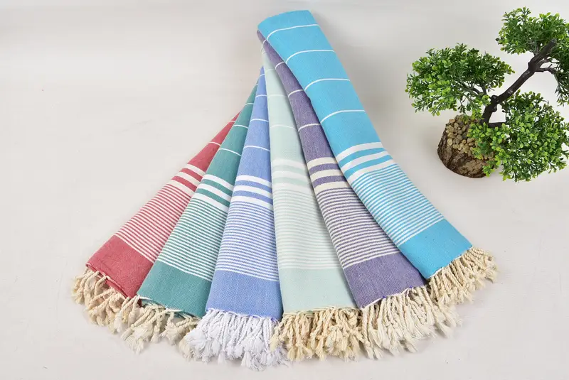 Bridesmaid Gift, Memorial Gift, Turkish Hand Towel, Turkish Towel Hand Towel, Personalized Hand Towel, 40x24 Cotton Striped Towel, Monogram Towels - 4