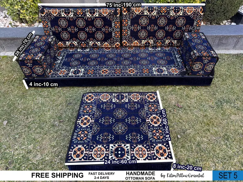 Mavi Kilimden Esinlenen Puf, Çok Fonksiyonlu Osmanlı Puf