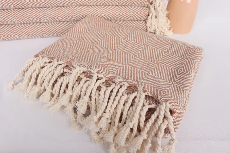 Bridal Shower Favors, Turkish Beach Towel Bulk, Embroidered Towel, Valentines Gift, Pool Towels, 74x40 Cotton Diamond Towel, Organic Turkish towel - 5