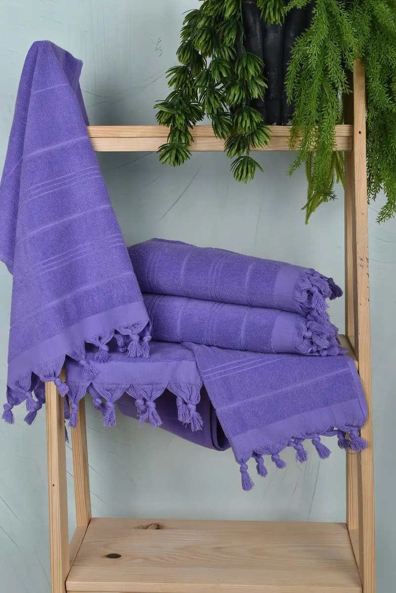 Small Bath Towels, 40x18 Cotton Striped Terry Towel, Travel Towel, Personalized Gifts, Turkish Tea Towel, Gift For Him, Bridesmaid Proposal Gift - 6