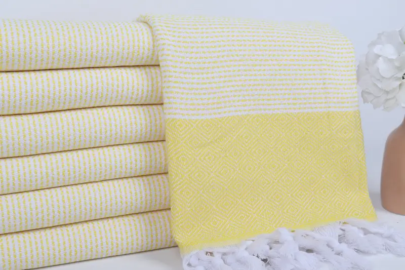 Personalized Bridesmaid Gift, Organic Towel, Turkish beach towel, 70x40 Cotton Diamond Towel, Memorial Gift, Pool Towels, Personalized Towel - 2
