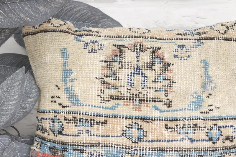 Pastel Cushion Case, 16x16 Beige Pillow Cover, Interior Designer Pillow, Pillow Cover, Gift Pillow, Aesthetic Pillow Sham, Vintage Pillow - 2