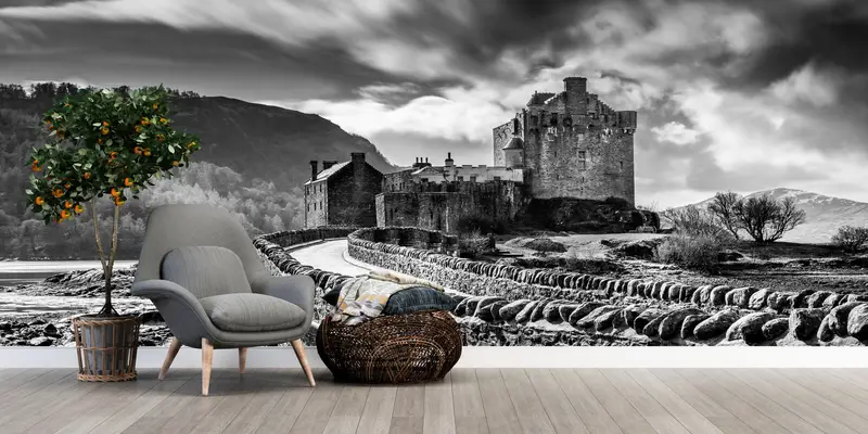 Castle Wall Decor, Landscape Wall Paper, View Wallpaper, Nature Wall Print, Eilean Donan Wall Art, Scotland Wall Poster, - 3