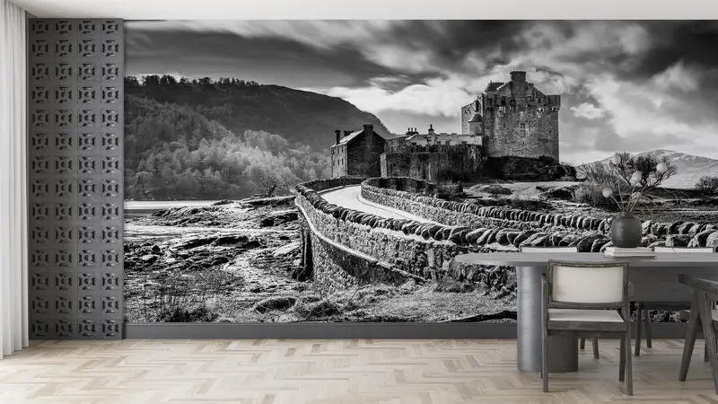 Castle Wall Decor, Landscape Wall Paper, View Wallpaper, Nature Wall Print, Eilean Donan Wall Art, Scotland Wall Poster, - 8