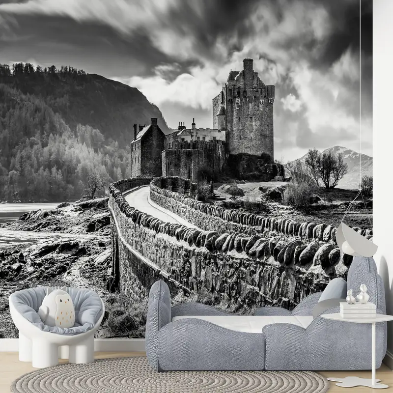 Castle Wall Decor, Landscape Wall Paper, View Wallpaper, Nature Wall Print, Eilean Donan Wall Art, Scotland Wall Poster, - 9