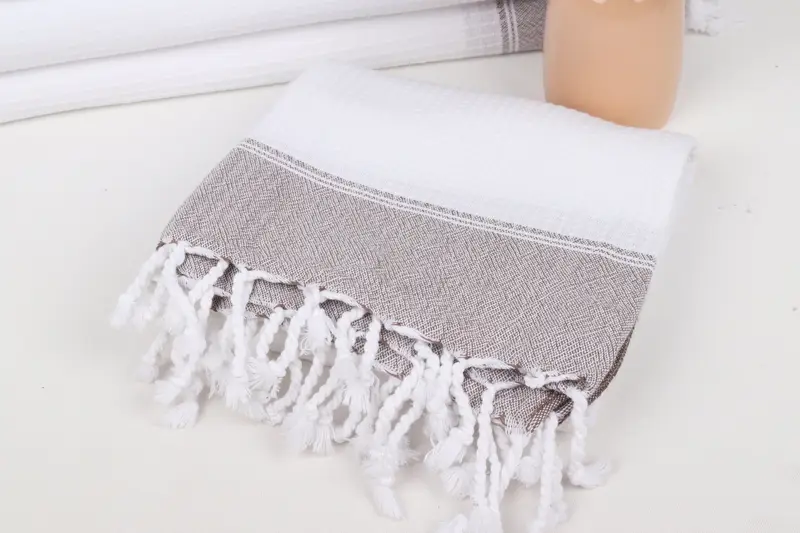 Personalized Gift, 70x36 Cotton Striped Towel, Personalized Towel, Bachelor Party Favors, Personalized Wedding Gift For Couple, Turkish towel - 5