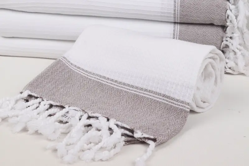 Personalized Gift, 70x36 Cotton Striped Towel, Personalized Towel, Bachelor Party Favors, Personalized Wedding Gift For Couple, Turkish towel - 4