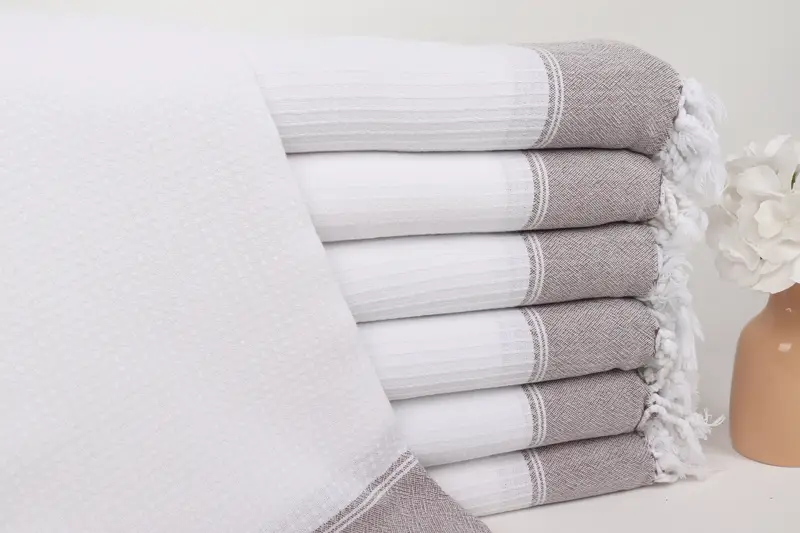 Personalized Gift, 70x36 Cotton Striped Towel, Personalized Towel, Bachelor Party Favors, Personalized Wedding Gift For Couple, Turkish towel - 1