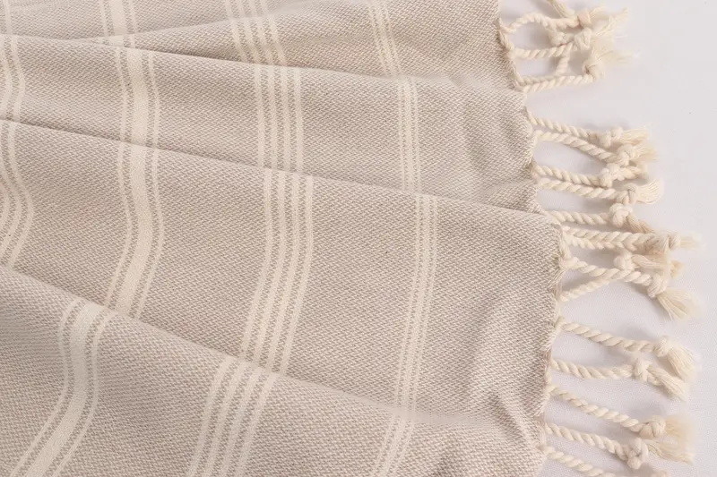 Spa Towel, Bridesmaid Gifts, 38x24 Cotton Striped Towel, Custom Hand Towel, Beach Theme Wedding Gift, Holiday Towel, Baby Boy Gift, Bathroom Towels - 8