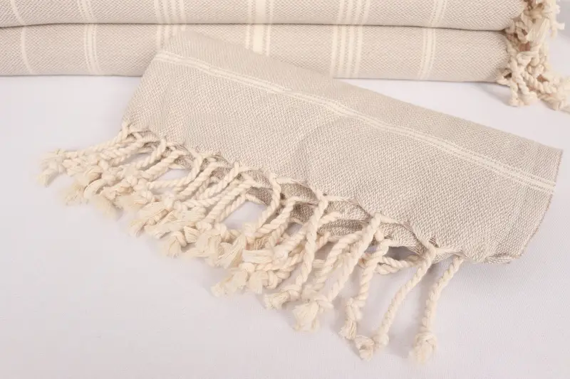 Spa Towel, Bridesmaid Gifts, 38x24 Cotton Striped Towel, Custom Hand Towel, Beach Theme Wedding Gift, Holiday Towel, Baby Boy Gift, Bathroom Towels - 4