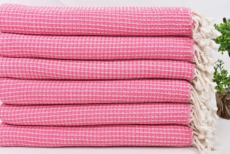 Oversized Beach Towel, Sand-resistant towel, Cute Beach Towel, 68x36 Cotton Waffle Towel, Baby Boy Gift, Organic towel, Custom Wedding Gift - 3
