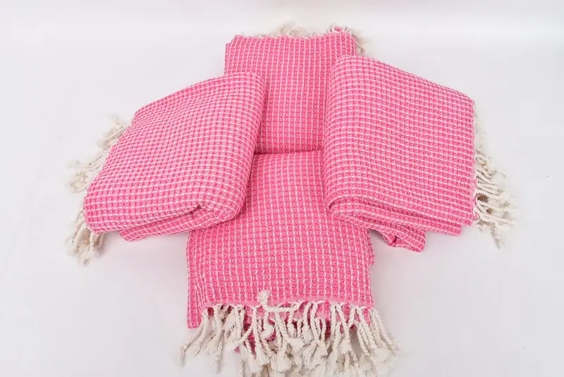 Oversized Beach Towel, Sand-resistant towel, Cute Beach Towel, 68x36 Cotton Waffle Towel, Baby Boy Gift, Organic towel, Custom Wedding Gift - 6