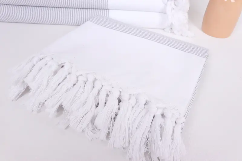 Friends Beach Towel, Custom Towel, Large Turkish Towel, Turkish bath towel for spa, Quick-Dry Beach Towel, 70x40 Cotton Striped Towel, Gift Towel - 5