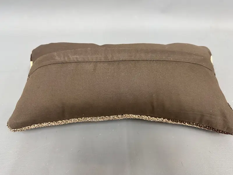Boho Pillow Sham Cover, Ikat Cushion Cover, Shabby Chic Pillow Case, 8x16 Brown Pillow Cover, Pillow for Couch, Pillow Sham, Throw Kilim Pillow - 7