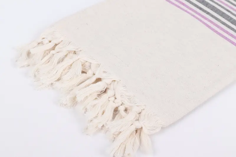 Bridal Shower Gifts, Large Beach Towel Personalized, Guest Towel, Housewarming Gift, 70x40 Linen Striped Towel, Turkish towel, Personalized Gifts - 7
