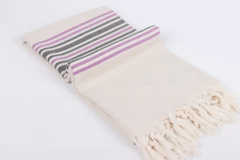 Bridal Shower Gifts, Large Beach Towel Personalized, Guest Towel, Housewarming Gift, 70x40 Linen Striped Towel, Turkish towel, Personalized Gifts - 6