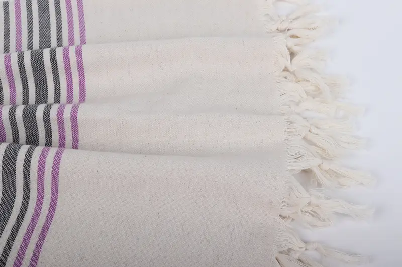 Bridal Shower Gifts, Large Beach Towel Personalized, Guest Towel, Housewarming Gift, 70x40 Linen Striped Towel, Turkish towel, Personalized Gifts - 8