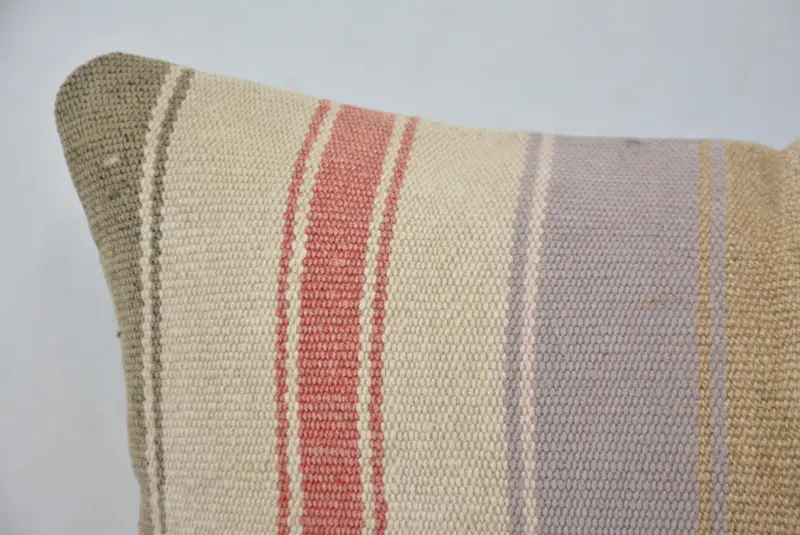 12x20 Red Pillow Cover, Ethnical Kilim Rug Pillow, Throw Kilim Pillow, Vintage Kilim Throw Pillow, Cushion Case - 2