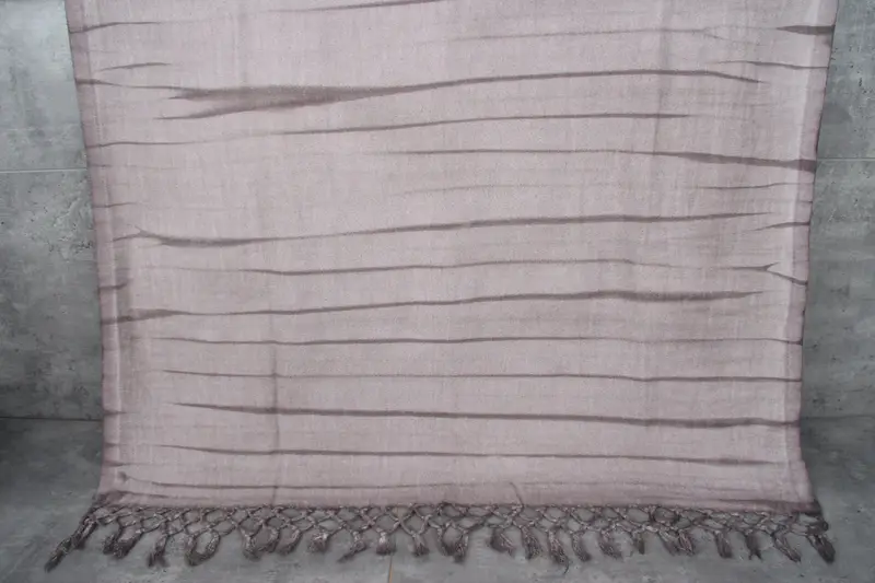 Organic Beach Towel, Brown Tie Dye, 36x67 Inches