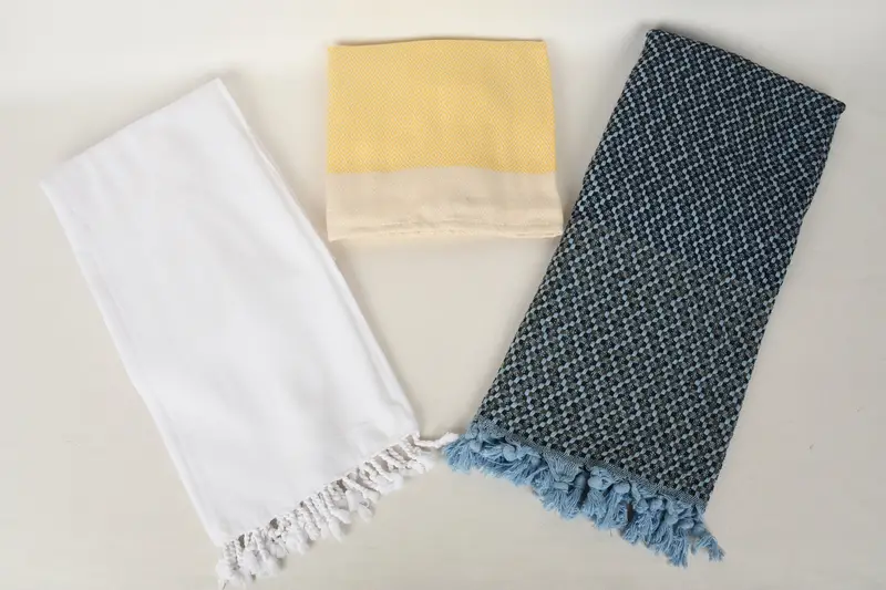 Gift For The Home Decor, Home Gift, 70x40 Cotton Set of 10 Towel, Beach Theme Wedding Gift, Absorbent Turkish towel, Summer Gift, Personalized Gifts - 7