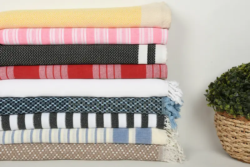 Gift For The Home Decor, Home Gift, 70x40 Cotton Set of 10 Towel, Beach Theme Wedding Gift, Absorbent Turkish towel, Summer Gift, Personalized Gifts - 3
