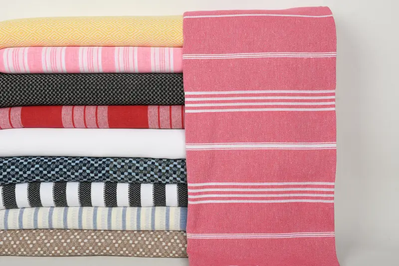 Gift For The Home Decor, Home Gift, 70x40 Cotton Set of 10 Towel, Beach Theme Wedding Gift, Absorbent Turkish towel, Summer Gift, Personalized Gifts - 2