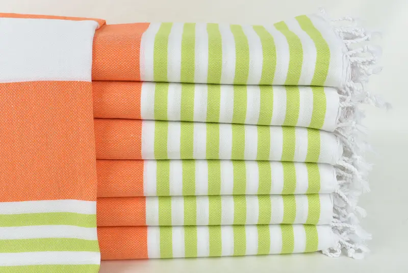 70x40 Cotton Striped Towel, Welcome Wedding Gift, Monogram Beach Towel, Personalized Bridesmaid Beach Towel, Custom Towel, Personalized Towel - 1