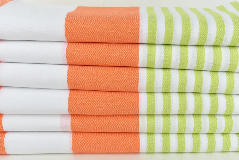 70x40 Cotton Striped Towel, Welcome Wedding Gift, Monogram Beach Towel, Personalized Bridesmaid Beach Towel, Custom Towel, Personalized Towel - 2