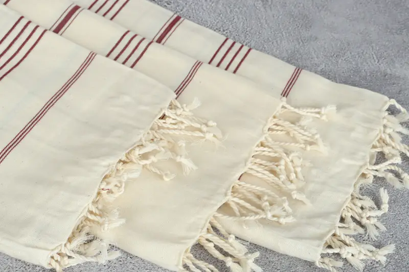 Traditional Turkish peshtemal for hammam, Beach Towel Bulk, 70x40 Linen Striped Towel, Custom Gift, Bachelorette Party Gift, Gift For Boyfriend - 5