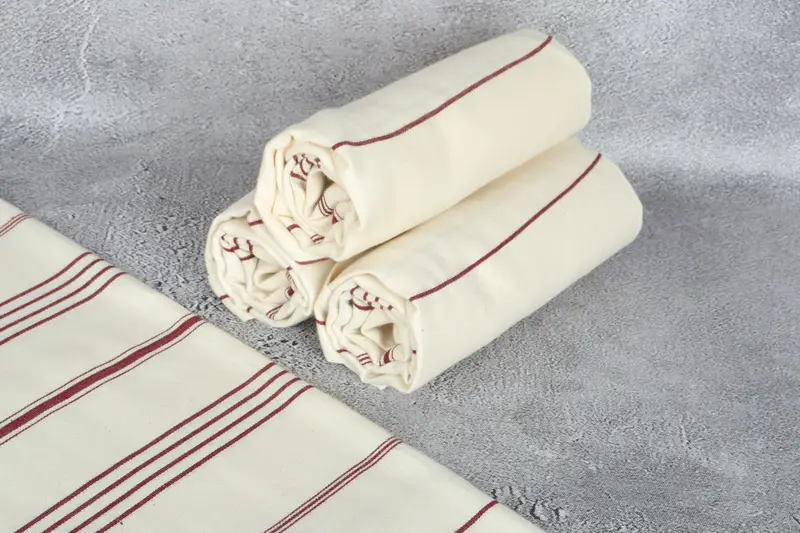 Traditional Turkish peshtemal for hammam, Beach Towel Bulk, 70x40 Linen Striped Towel, Custom Gift, Bachelorette Party Gift, Gift For Boyfriend - 8