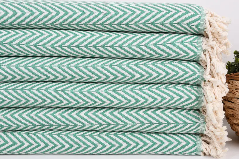 Summer Gift Ideas, Best Beach Towel, 70x40 Cotton Zig zag Towel, Bridal Shower Favors, Bachelor Bachelorette Party Favors, Gym Towel, Birthday Gift - 2