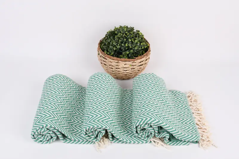 Summer Gift Ideas, Best Beach Towel, 70x40 Cotton Zig zag Towel, Bridal Shower Favors, Bachelor Bachelorette Party Favors, Gym Towel, Birthday Gift - 8