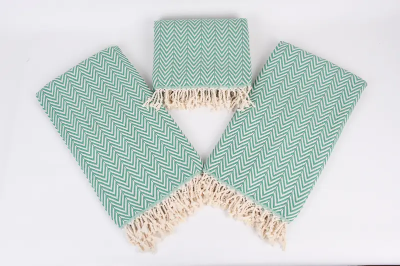 Summer Gift Ideas, Best Beach Towel, 70x40 Cotton Zig zag Towel, Bridal Shower Favors, Bachelor Bachelorette Party Favors, Gym Towel, Birthday Gift - 6