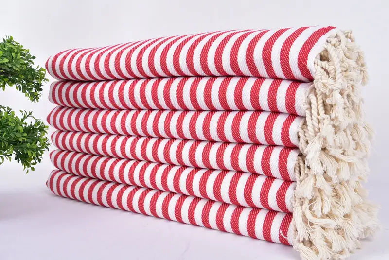 Soft towel, Turkish Towel Personalized, Travel towel, Travel Towel, Best Friend Christmas Gift, Bridal Shower Favors, 70x40 Cotton Striped Towel - 3