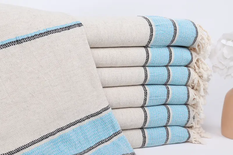 70x36 Linen Striped Towel, Turkish bath towel, Spa Towel, Christmas Favors, Spa Gift Towel, Beach Towel Gift, Bachelorette Party Gifts Bridesmaids - 1