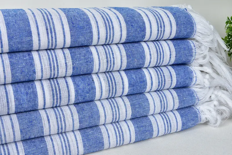 Spa Towel, Bachelorette Party Items, 70x40 Cotton Striped Towel, Quick-Dry Beach Towel, Personalize Gift, Beach Towel Gift, Personalized Towel - 3