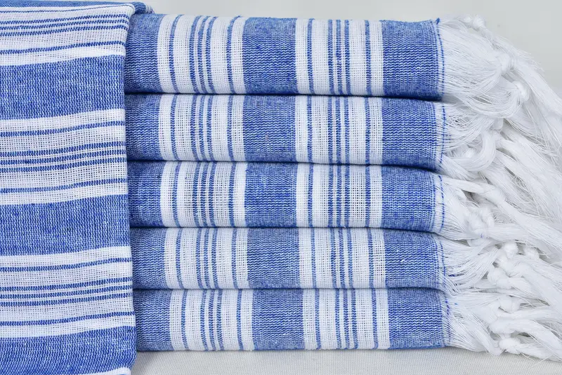 Spa Towel, Bachelorette Party Items, 70x40 Cotton Striped Towel, Quick-Dry Beach Towel, Personalize Gift, Beach Towel Gift, Personalized Towel - 1