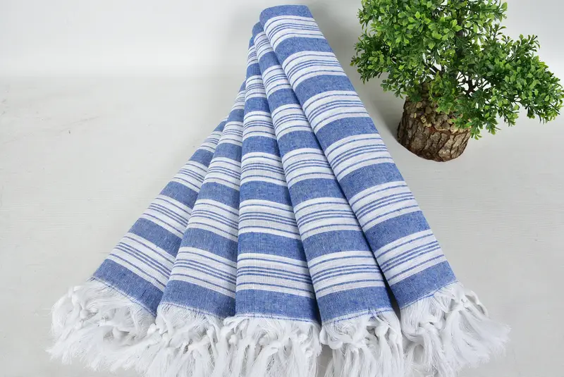 Spa Towel, Bachelorette Party Items, 70x40 Cotton Striped Towel, Quick-Dry Beach Towel, Personalize Gift, Beach Towel Gift, Personalized Towel - 4