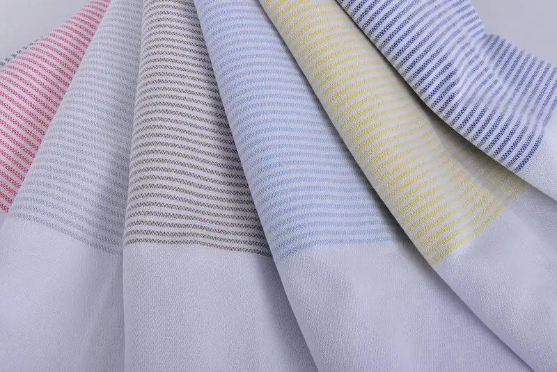 Housewarming Gift, Spa Towel, Peshtemal Towel USA, Custom Bath Towel, Wedding For Favor, Wedding Favors, Fouta towel, 70x36 Cotton Striped Towel - 5