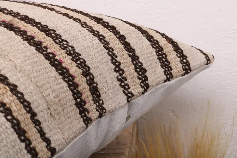 Pillow for Couch, Pillow, Couch Pillow, Comfy Throw Pillow, Interior Designer Pillow, 16x16 White Pillow Cover, Vintage Kilim Pillow - 6