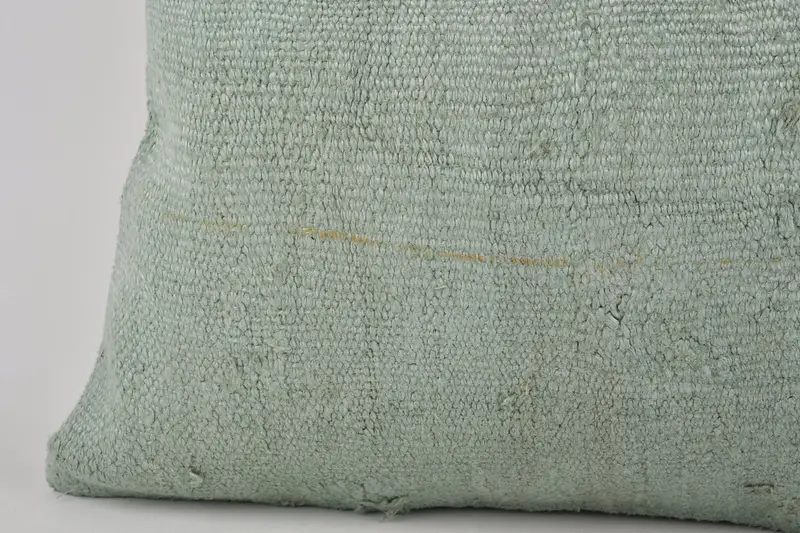 24x24 Gray Pillow Sham, Gift Pillow, Knitted Cushion Case, Wool Kilim Pillow Cushion Case, Vintage Kilim Throw Pillow, Vintage Pillow, Cushion - 4