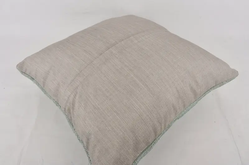 24x24 Gray Pillow Sham, Gift Pillow, Knitted Cushion Case, Wool Kilim Pillow Cushion Case, Vintage Kilim Throw Pillow, Vintage Pillow, Cushion - 7