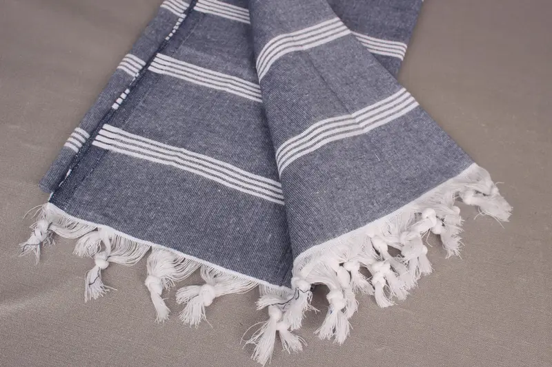 Turkish bath towel, Handwoven Turkish bath towel, Best Friend Gift, 70x30 Cotton Striped Towel, Bridesmaid Gifts Personalized, Quick-dry towel - 8