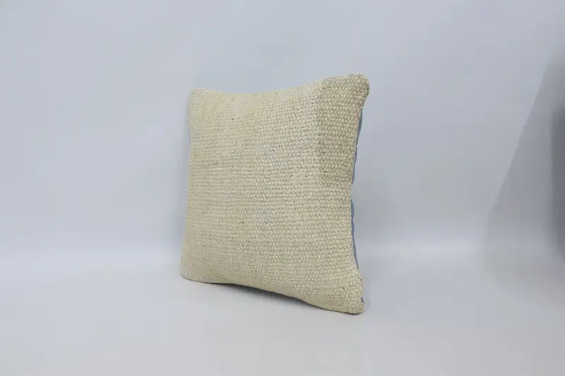 Ethnical Kilim Rug Pillow, Wholesale Cushion Case, 16x16 White Pillow Case, One Of A Kind Cushion, Pillow Case, Throw Kilim Pillow, Gift Pillow - 4