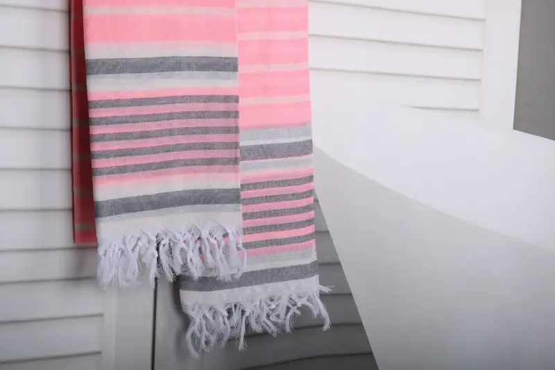 Gym Towel, 68x40 Cotton Striped Towel, Bridesmaid Gift Towel, Personalized Gifts, Gifts For Him, Family Gift, Luxury Turkish beach towel with fringe - 8