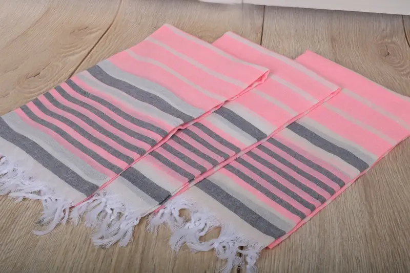 Gym Towel, 68x40 Cotton Striped Towel, Bridesmaid Gift Towel, Personalized Gifts, Gifts For Him, Family Gift, Luxury Turkish beach towel with fringe - 6