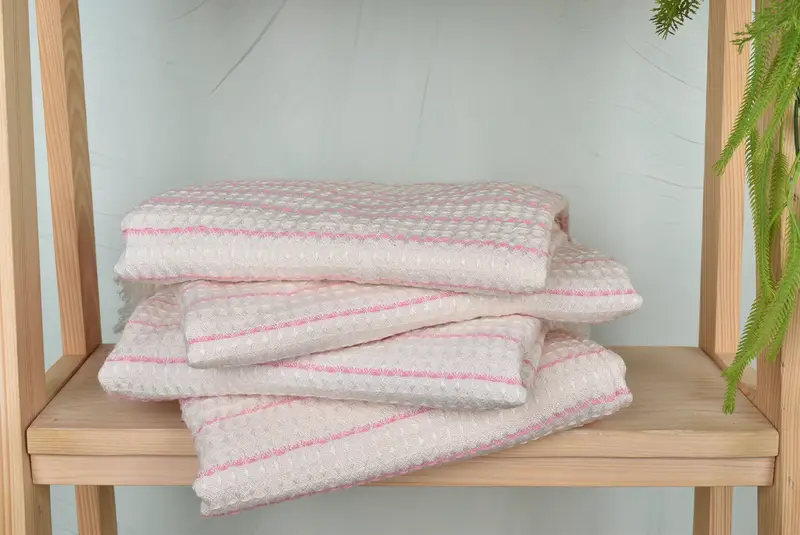 Bridesmaid Towel, 70x40 Cotton Waffle Towel, Personalized Wedding Gift, Handmade Gift, Custom Bath Towel, Best Friend Gift Ideas, Turkish hand towel - 7